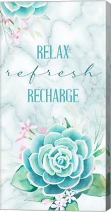 Framed Relax Recharge 1 V2 Print