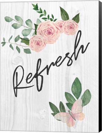 Framed Refresh Florals 1 Print
