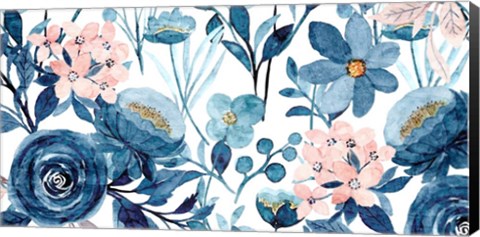 Framed Floral Panel Print