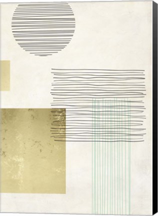 Framed Lines and Shapes III Print