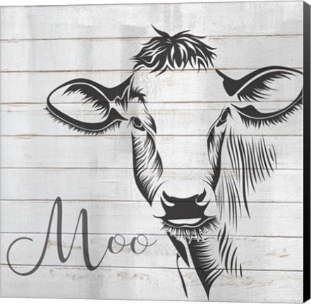 Framed Moo Print