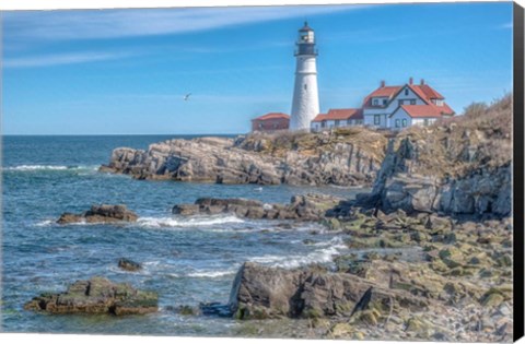 Framed Portland Head LightHouse Print