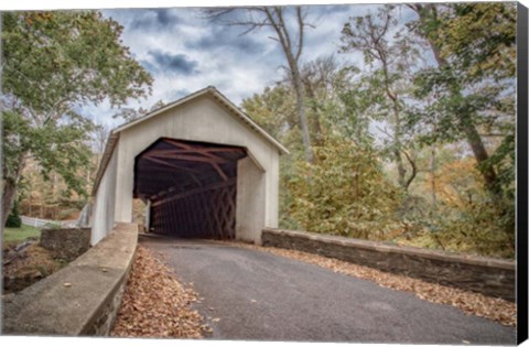 Framed Covered Bridge Print