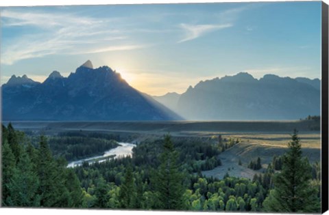 Framed Snake River Overlook Color Print