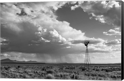 Framed New Mexico Monsoon Rains Print