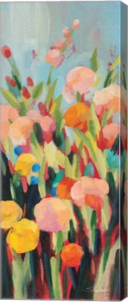 Framed Vivid Flowerbed II Print