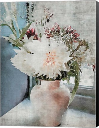 Framed Watercolor Vase 1 Print