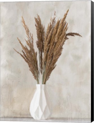 Framed Pampass Vase 2 Print
