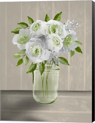 Framed Lovely Bouquet 4 Print