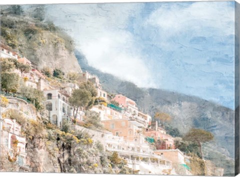 Framed Amalfi Coast Print