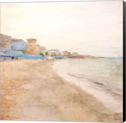 Framed Sea Village Print