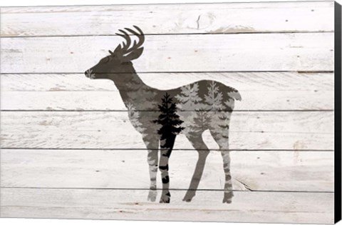 Framed Deer 2 Print