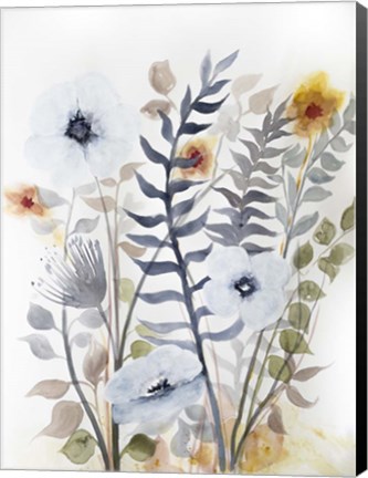 Framed Floral Embrace 2 Print