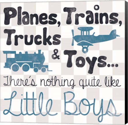 Framed Little Boys Print