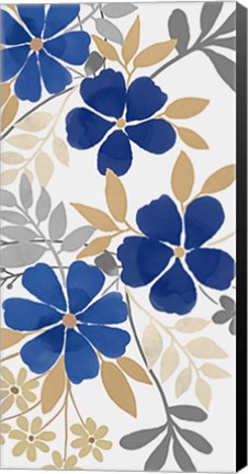 Framed Floral Neutral Bunch 2 Print