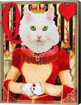 Framed Queen of Hearts Print