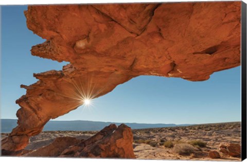 Framed Sunset Arch Grand Staircase Escalante National Monument Print