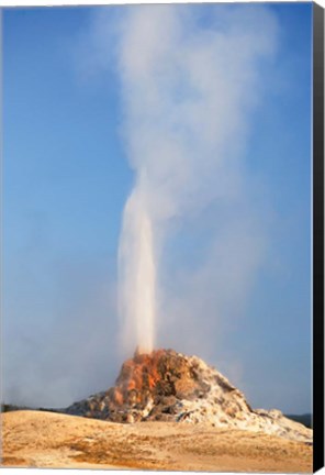 Framed White Dome Geyser Print