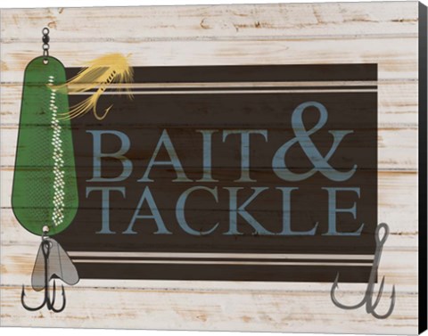 Framed Bait and Tackle Print