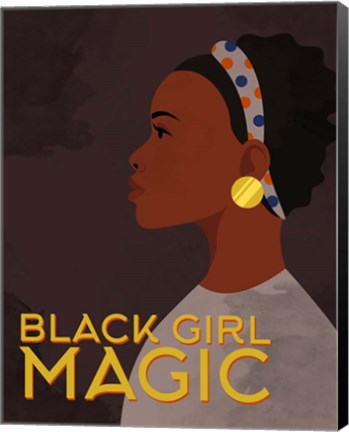 Framed Black Girl Magic Print