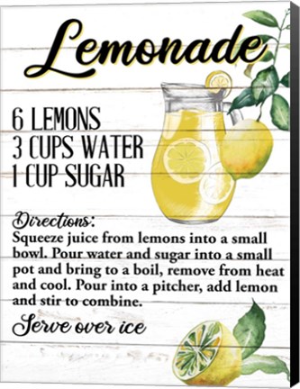 Framed Lemonade Print