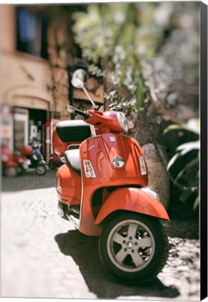 Framed When in Rome Ride A Vespa Print