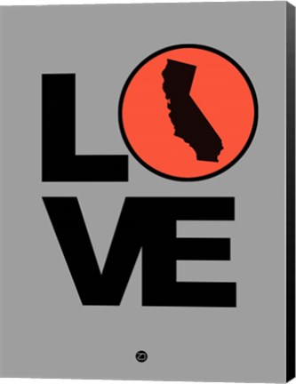 Framed Love California Print