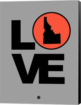 Framed Love Idaho Print