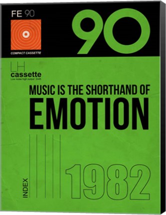 Framed Music is Emotion Print