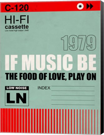 Framed Music of Love Print