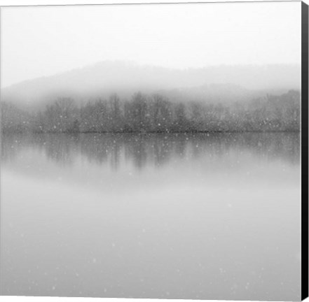 Framed Snowfalls; Clinch River Print