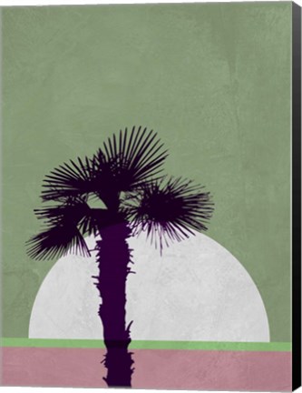 Framed Desert Palm Tree Print