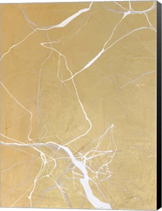 Framed Gold Marble Print