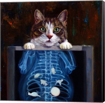 Framed Cat Scan Print