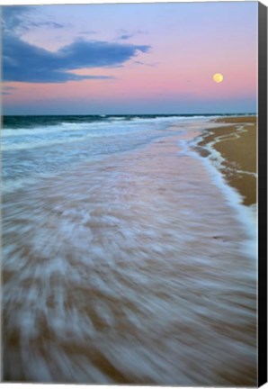 Framed Cape Cod Moonset Print