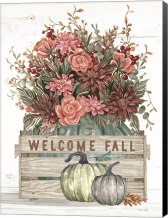 Framed Welcome Fall Print