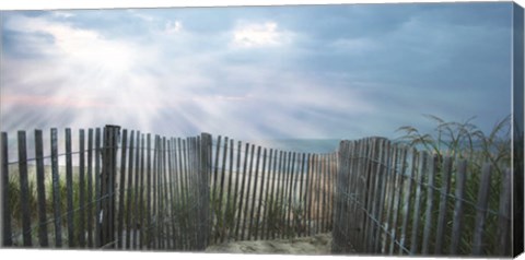 Framed Dewey Sunrays Print
