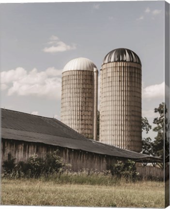 Framed Standing Farm Sisters Print