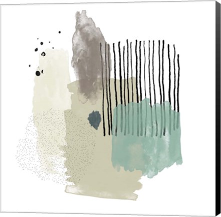Framed Abstract Watercolor Composition II Print
