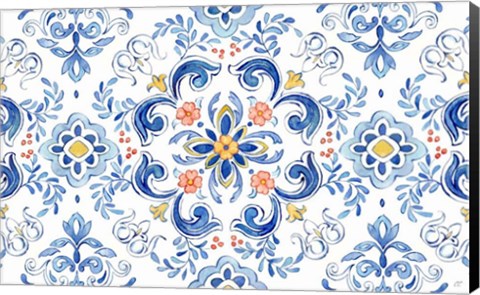 Framed Mediterranean Breezes XXI Print