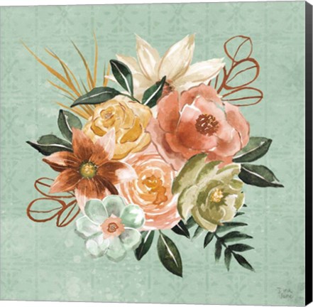 Framed Floral Chic V Print