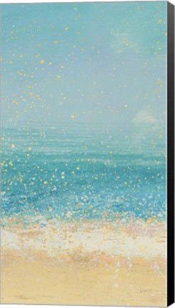 Framed Beach Splatter I Crop Print