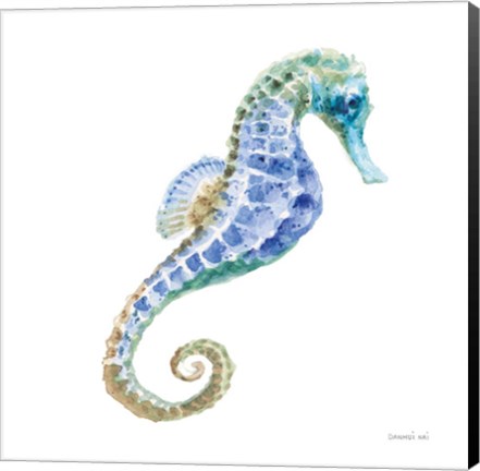 Framed Undersea Seahorse Print