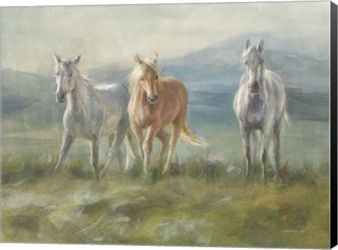 Framed Rangeland Horses Print