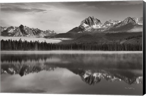 Framed Little Redfish Lake Sawtooth National Recreation Area Idaho Print