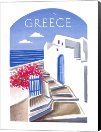 Framed Greece Print