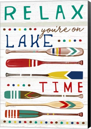 Framed You&#39;re on Lake Time Print