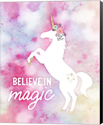 Framed Believe in Magic Print