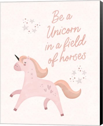 Framed Be a Unicorn Print