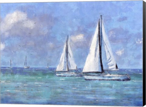 Framed Sailing Day Print